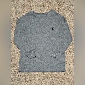 Ralph Lauren | Boys Waffle-Knit Cotton Long-Sleeve Shirt | Size 24 month